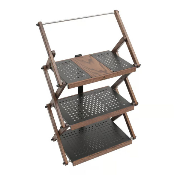 Iron & Wood 3-tier rack (W)