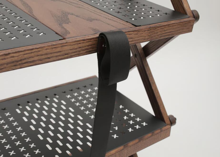 Iron & Wood 3-tier rack (W) - Image 12