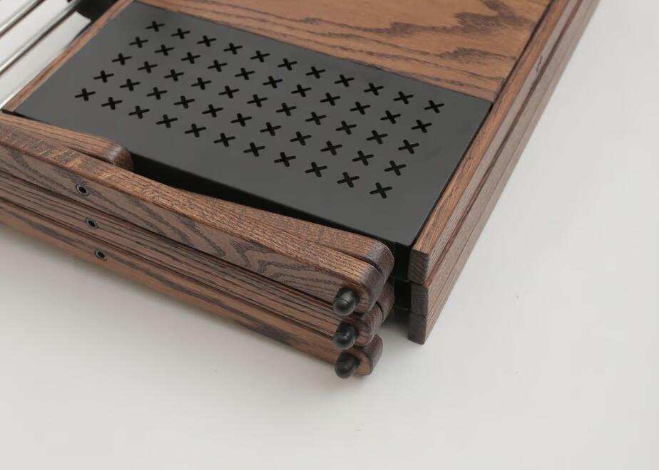 Iron & Wood 3-tier rack (W) - Image 4