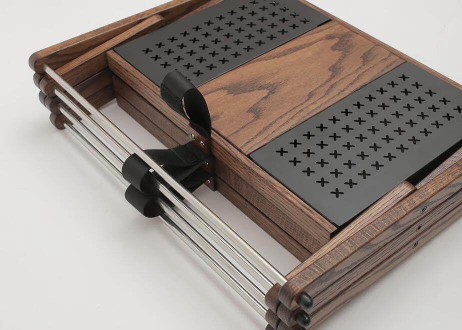 Iron & Wood 3-tier rack (W) - Image 6